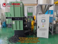 BEISU PE PPR PVC SPC WPC PET PS PC ABS için tek varlıklı parçalayıcı boru levhaları davullar palet tanklar woo