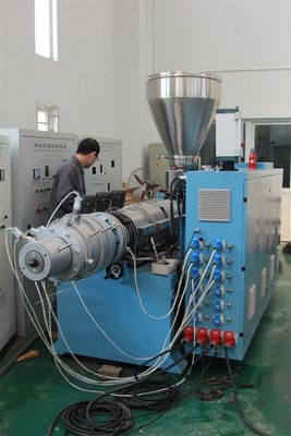 Conic PVC SJSZ65/132 Plastic Extrusion Machine For Water Drainge Pipe