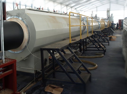 Under Ground HDPE Drainge Solid Pipe Machine 800kg/h Max Output Easy To Operate